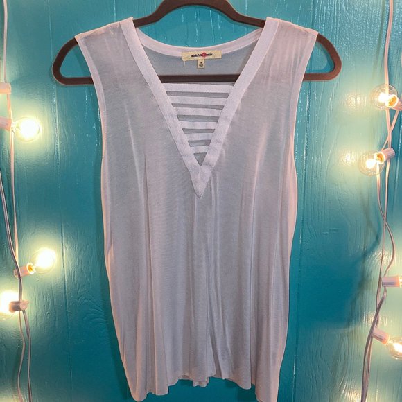 Wishful Park Tops - Cage Front Tank